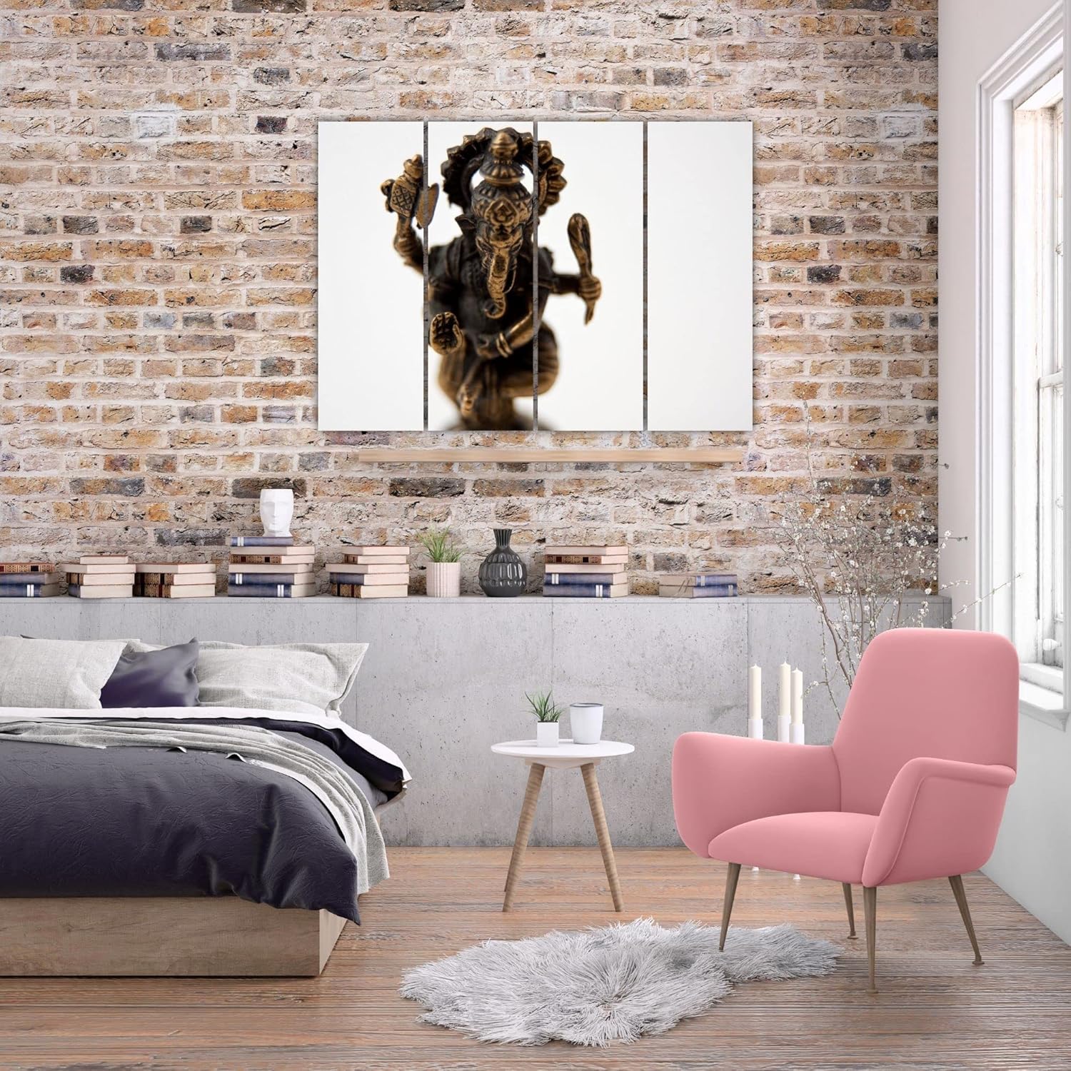 inep-b0bbpkrkc4-ganesha-tastic-4-panel-framed-wall-art-fiesta-that-blesses-your-space-mounted-above-a-cozy-living-room-sofa.jpg